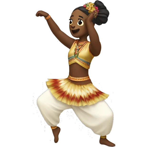 Traditional dancing emoji