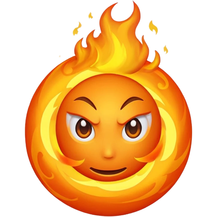 fire ball more fire emoji