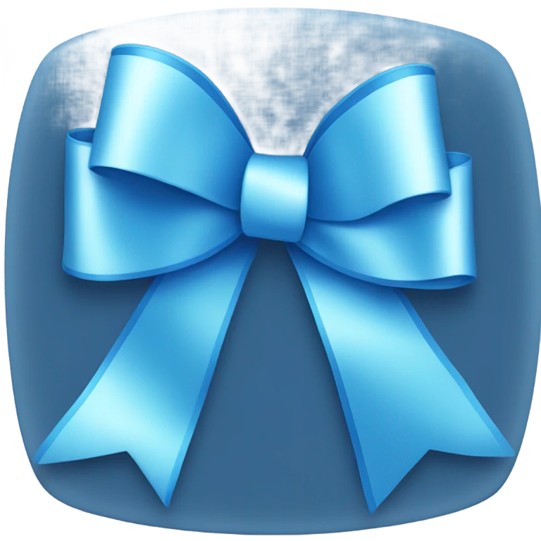 Blue ribbon emoji emoji