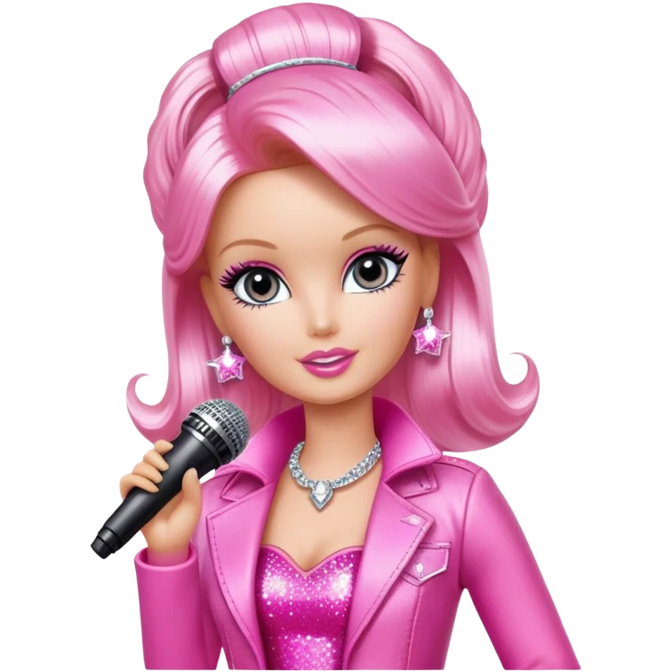 Sassy popstar barbie  emoji