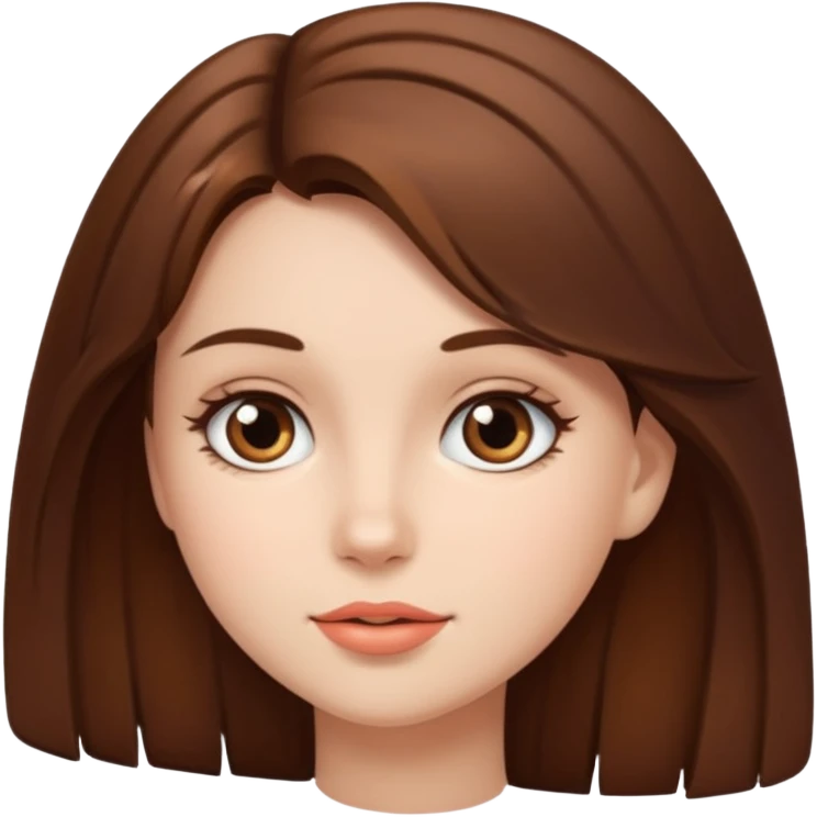 cewek cantik,rambut tebal,dan berkulit putih emoji