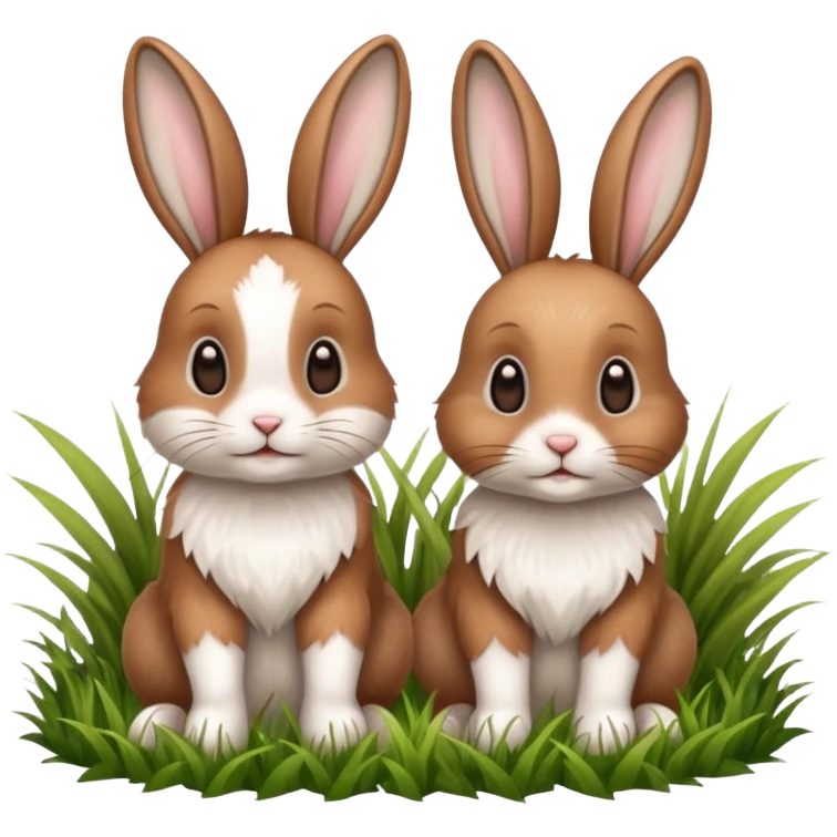 2 rabbits mating emoji