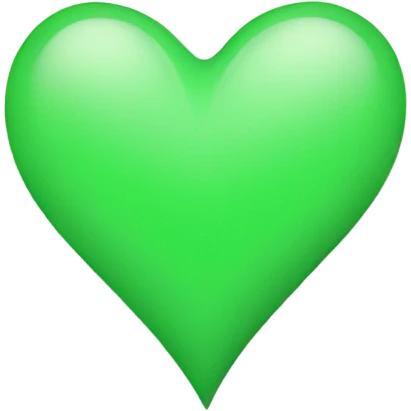 light green heart emoji
