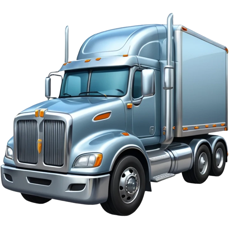 Semi truck emoji