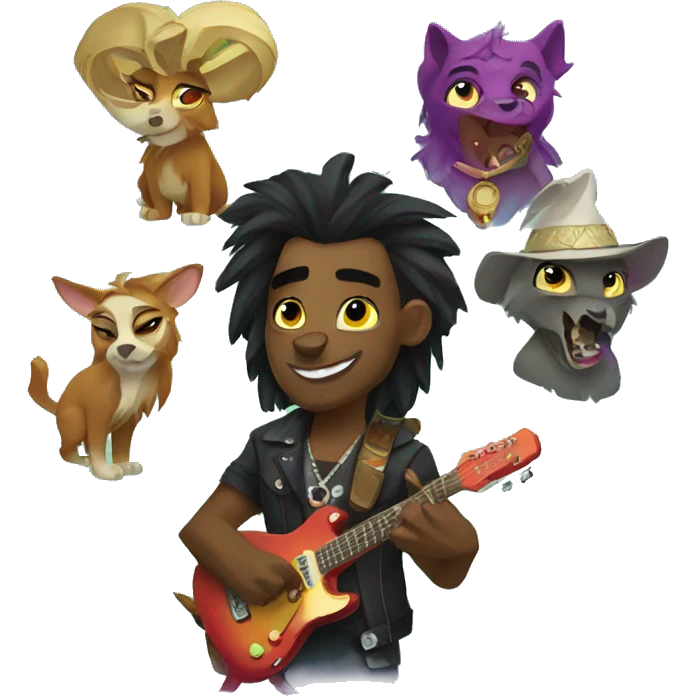 Animal jam band emoji