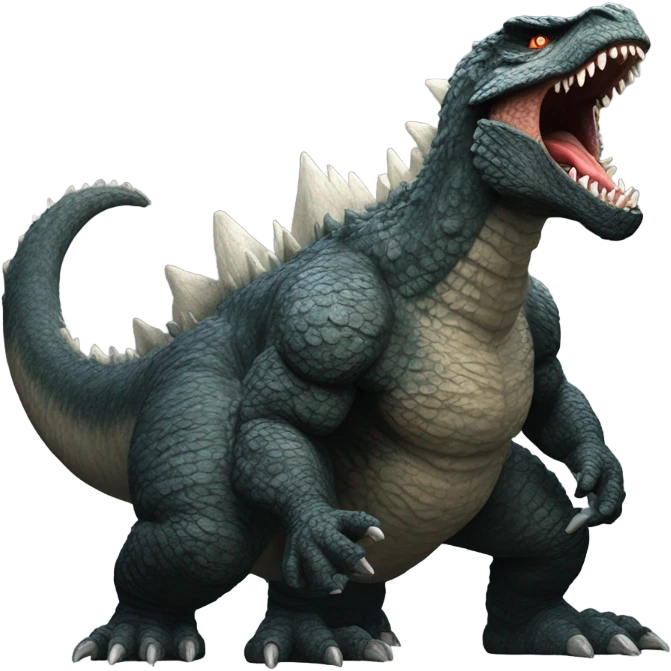 godzilla yelling emoji