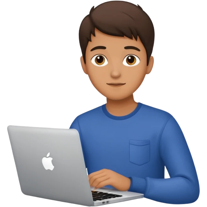 applenotebuk young man emoji