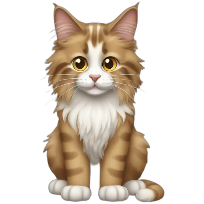 Gato mainecoon emoji