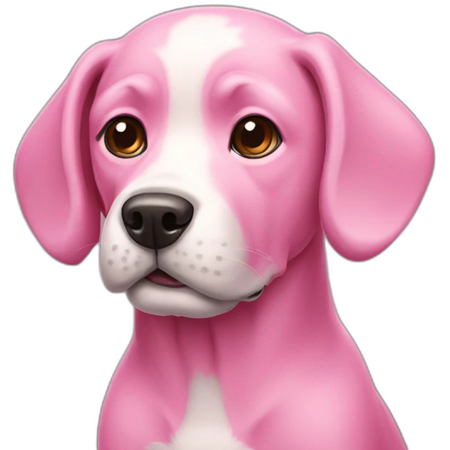 pink-dog emoji