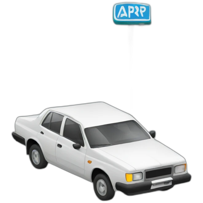 Anpr reading car emoji