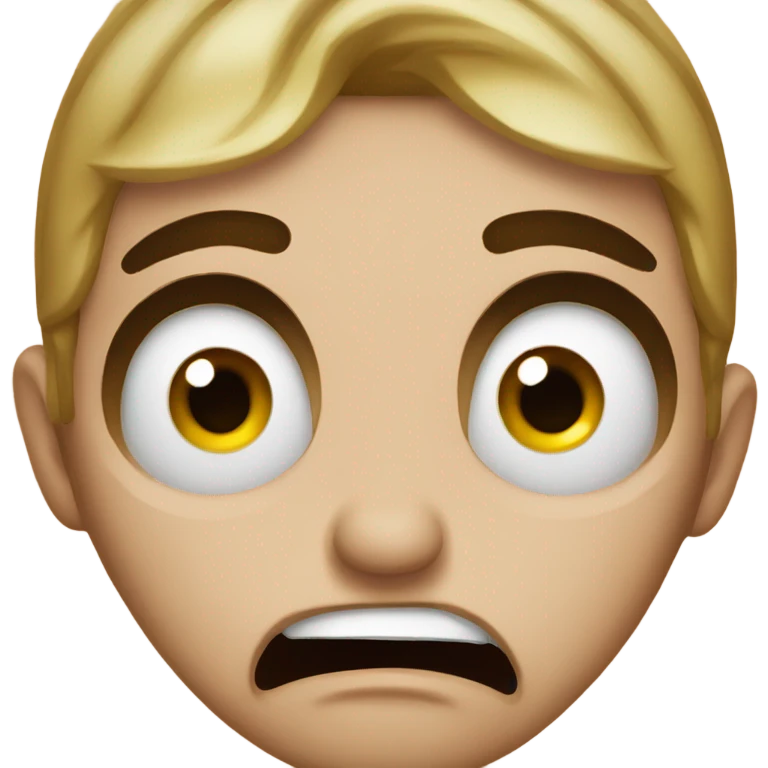 Super shocked face emoji emoji