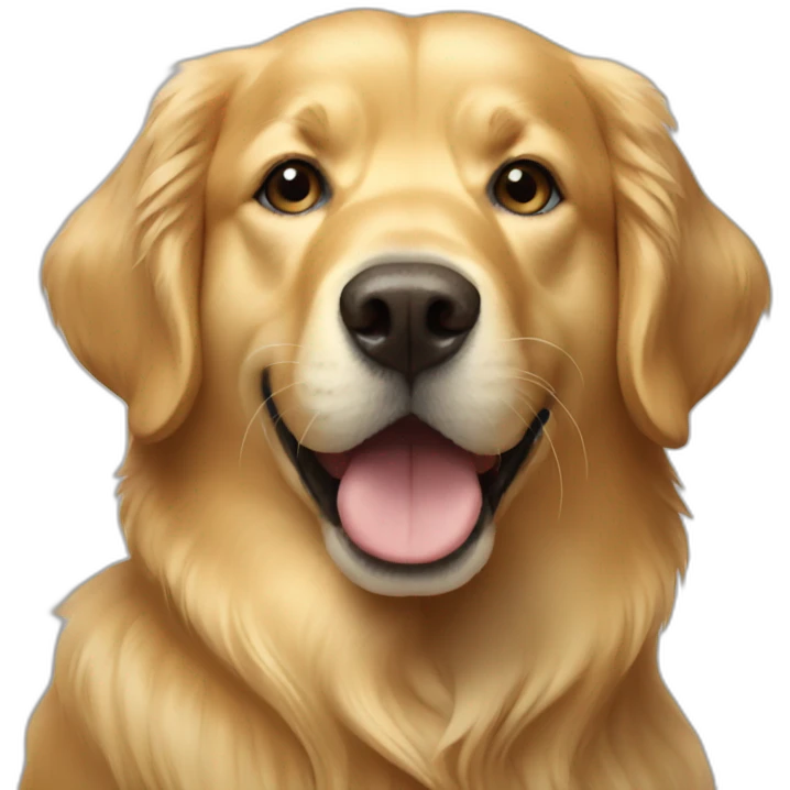 Golden retriever emoji