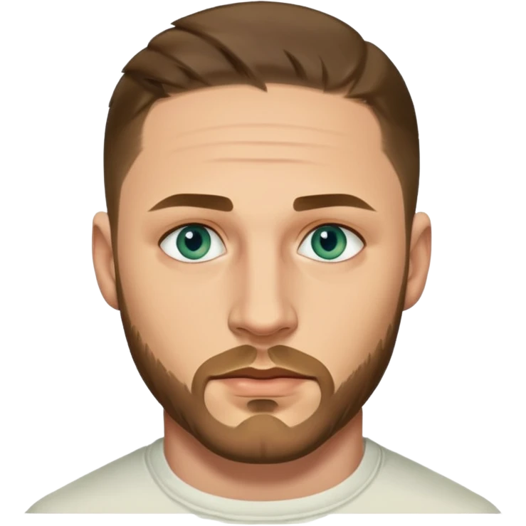 Tom Hardy with blue-green eyes emoji