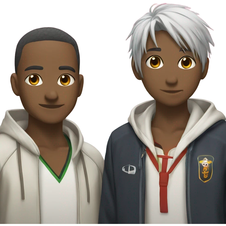 Kauru and hikaru from Oran host club emoji