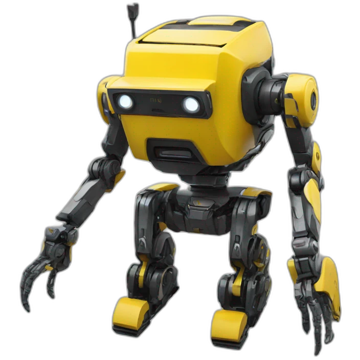 robot boston dynamics yellow emoji