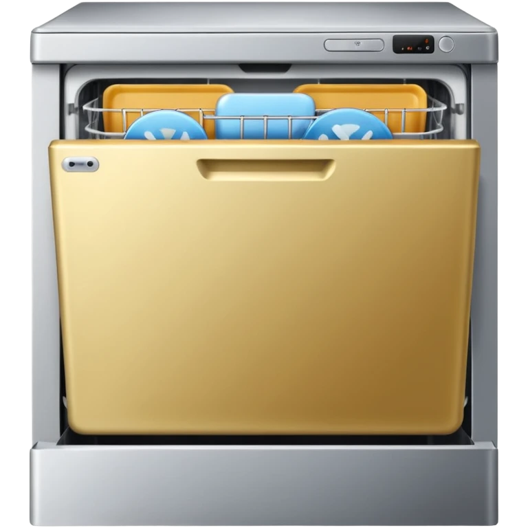 dishwasher emoji in style of apple emoji