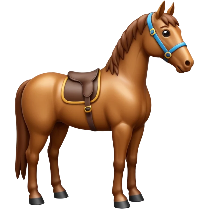 Standing Horse 3D emoji emoji