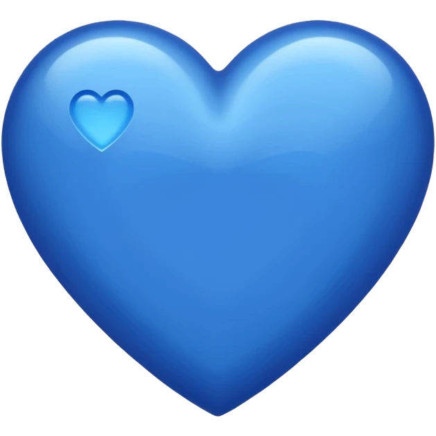 blue (royal blue shade) heart emoji