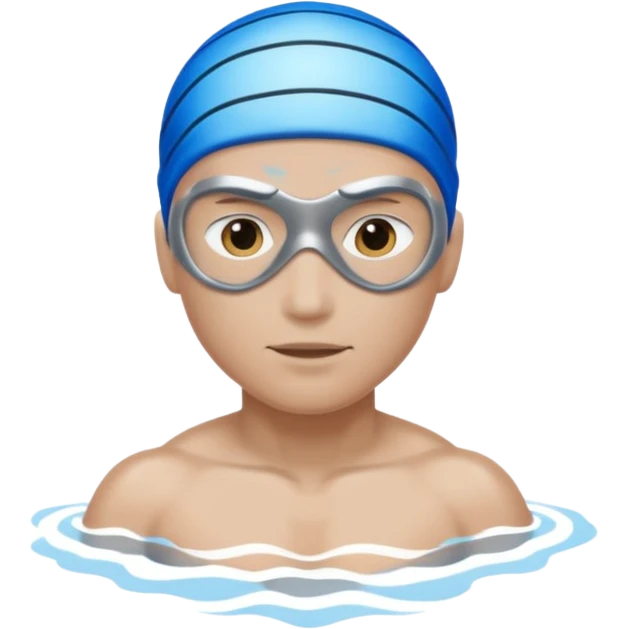 🏊‍♂️ transforme este emoji em todo prateado emoji