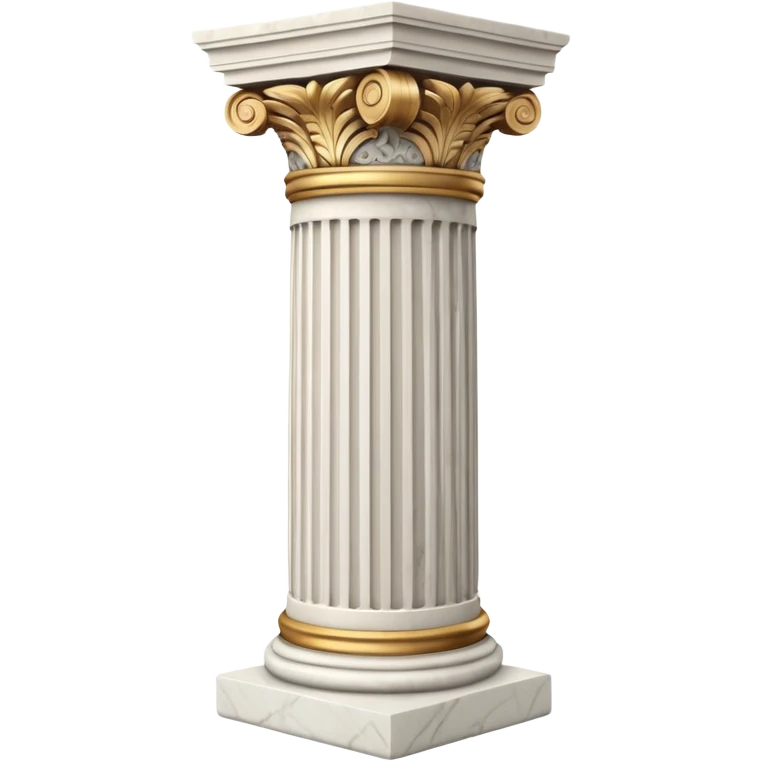 generate beautiful greek marble pillar intricate emoji