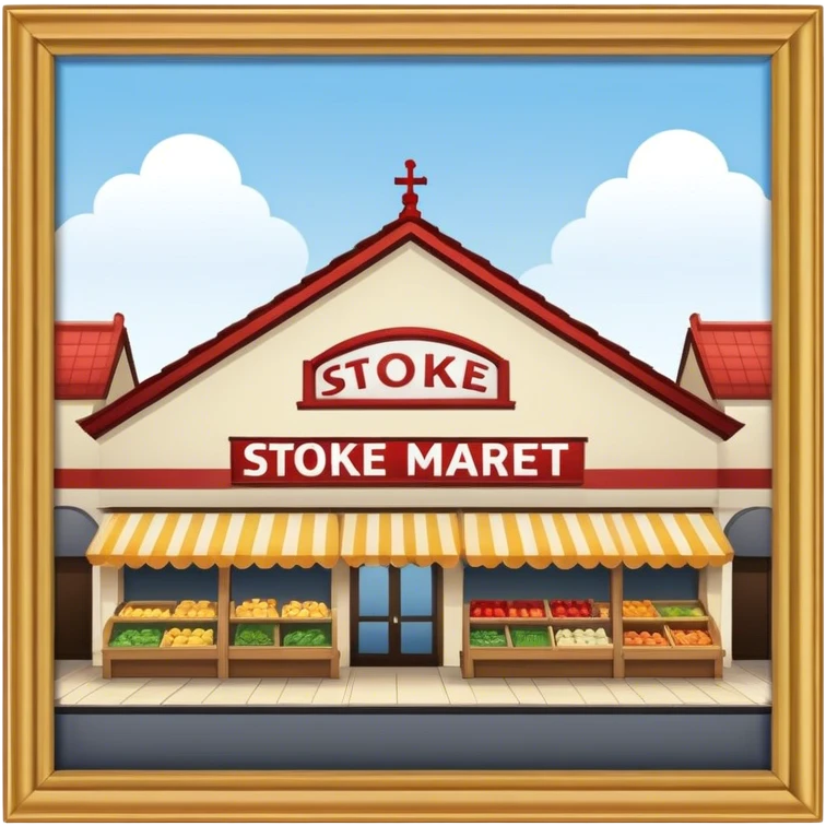 Stoke market  emoji