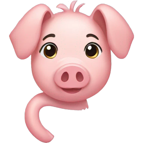 pig tail emoji
