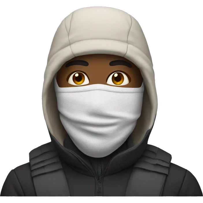 man with ski mask emoji
