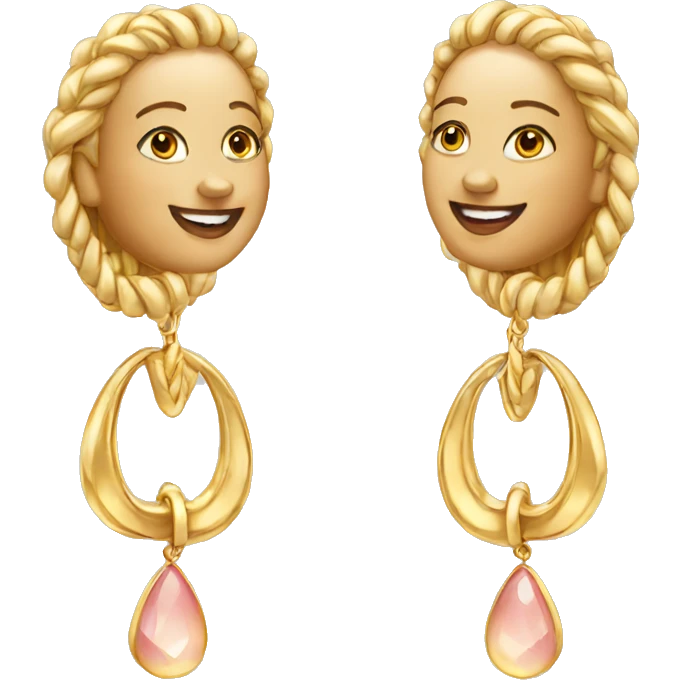 Big earrings  emoji