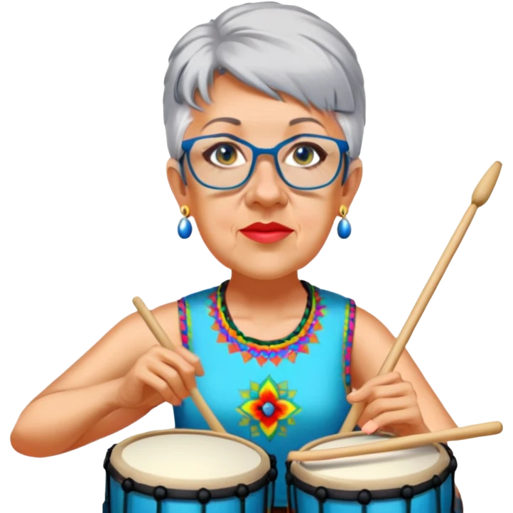 Festive Drummer emoji