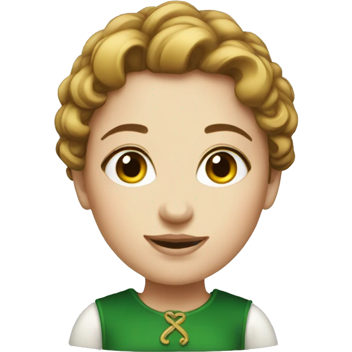 Beautiful irish lady emoji