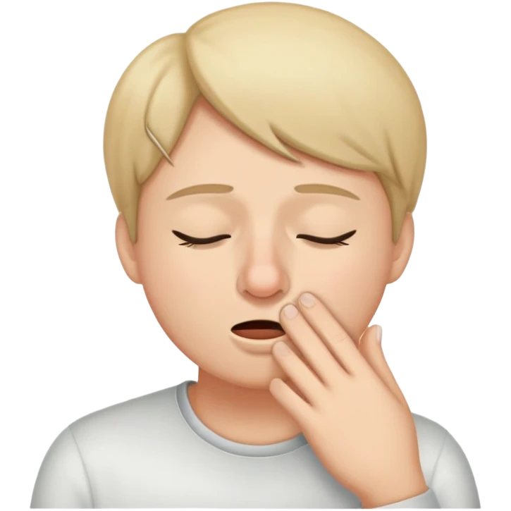 Plugging nose emoji