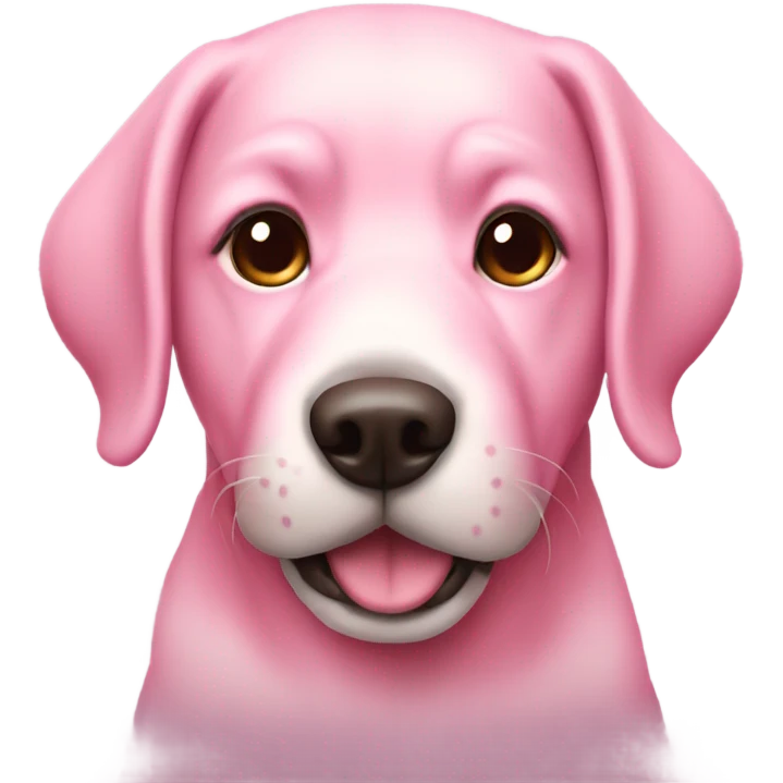 Dog pink  emoji