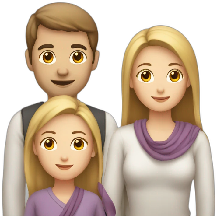translator with 2 people next to him emoji