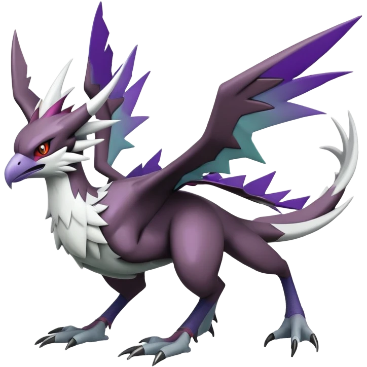 Silvally-Noivern-hybrid (full body) emoji