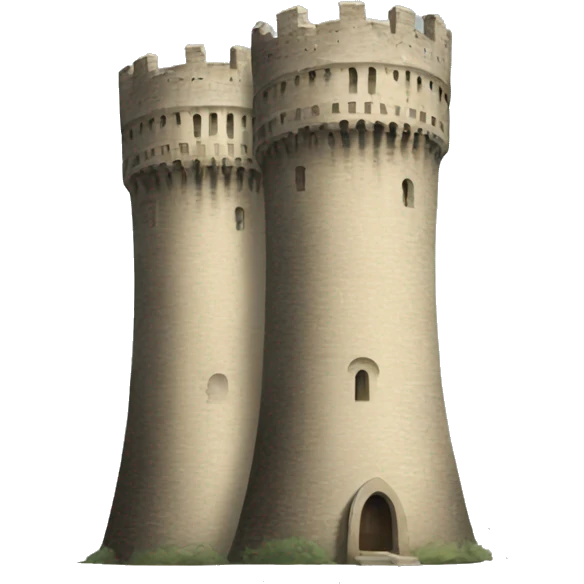 Two towers emoji