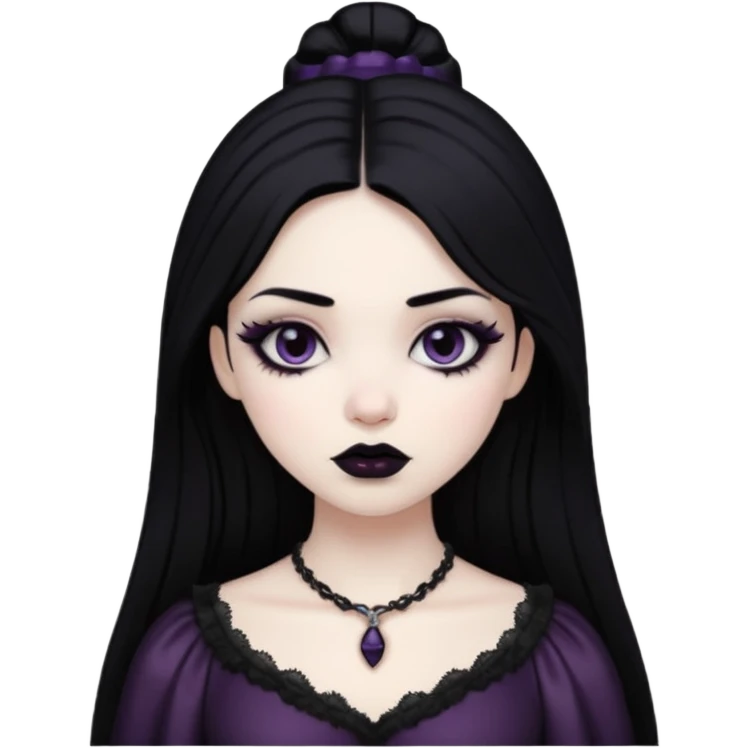 gothic girl emoji