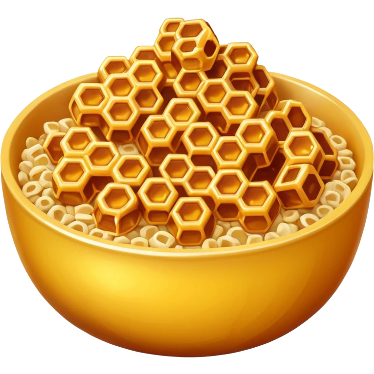 Honey comb cereal emoji
