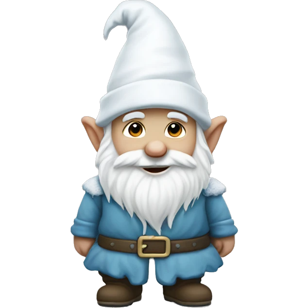 gnome of snow whitr emoji