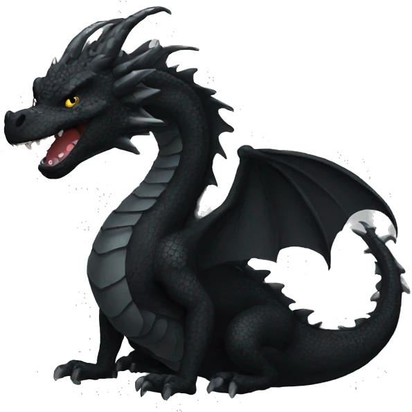 black dragon emoji