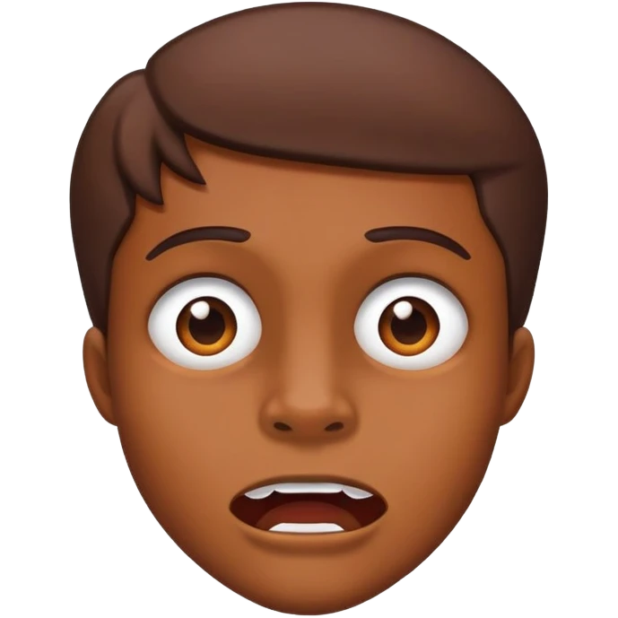 brownskin jaw dropped  emoji
