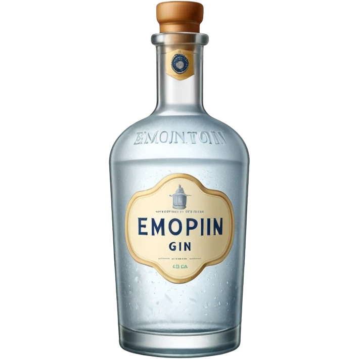 Bottle of Gin emoji