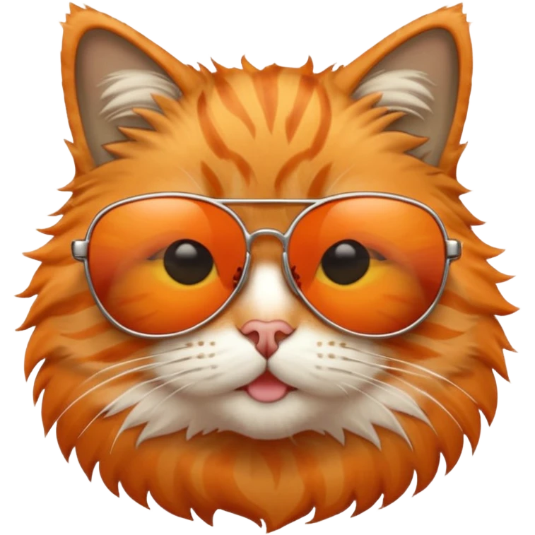 Cat wearing sunglasses emoji