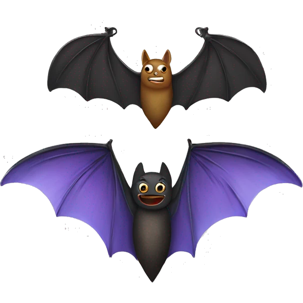 bat and butterfly emoji