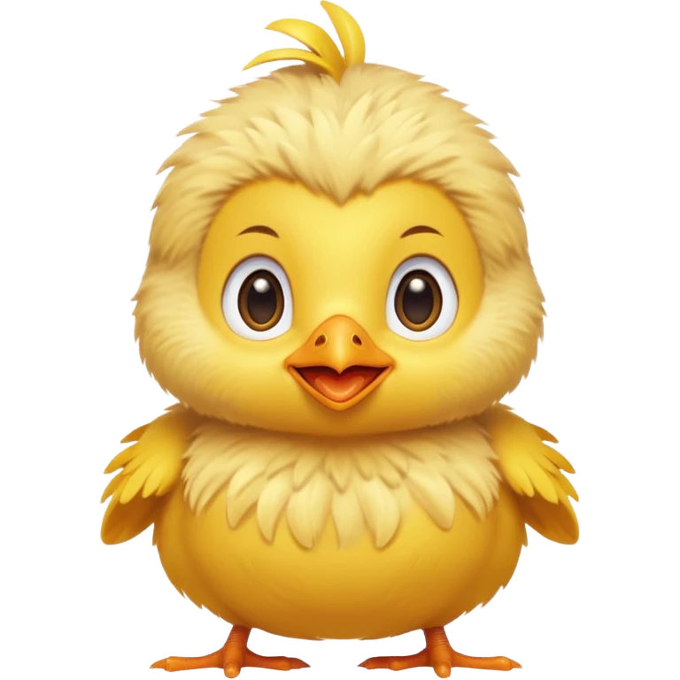 جوجه شیطون

Playful mischievous baby chick Lex, cheeky smile, bright eyes, round fluffy body, emoji style emoji