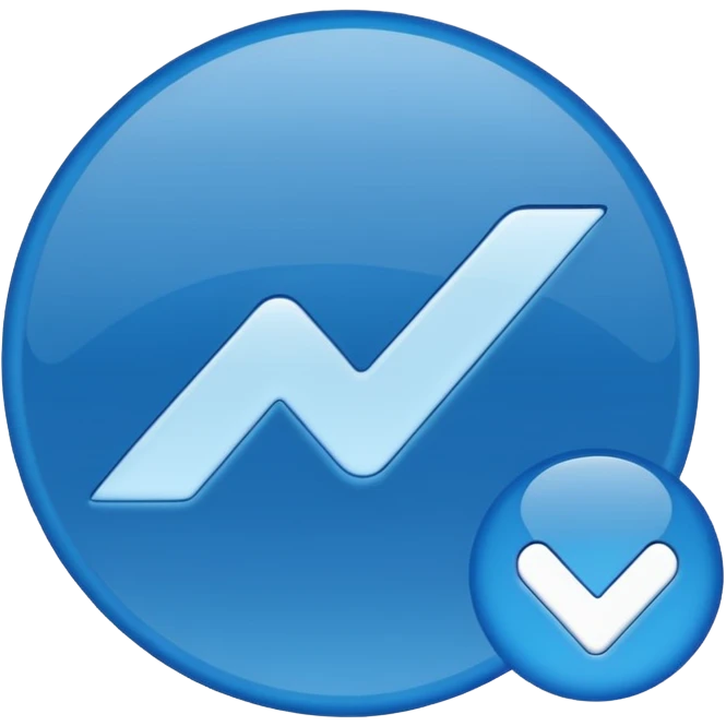 Blue virified mark emoji