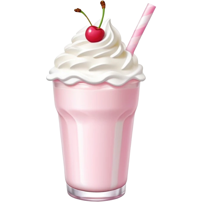Cute Pastel pink Cherry Blossom Sakura Milkshake emoji
