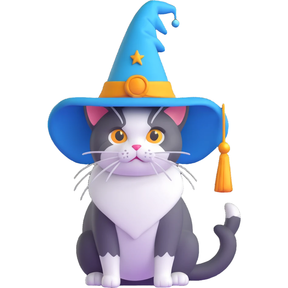 wizard cat emoji
