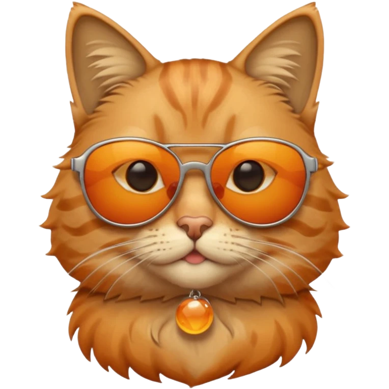 Cat wearing sunglasses emoji
