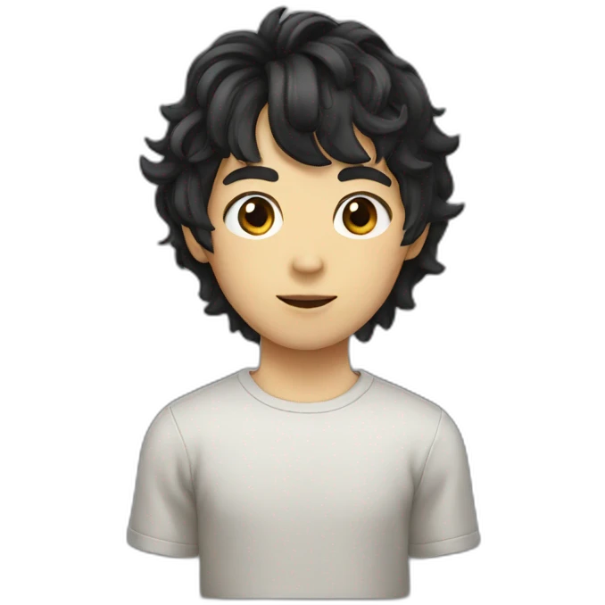 japanese-man-black-wavy-hair-bangs emoji