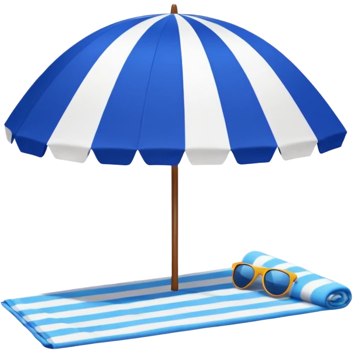 
beach vacation equipment emoji